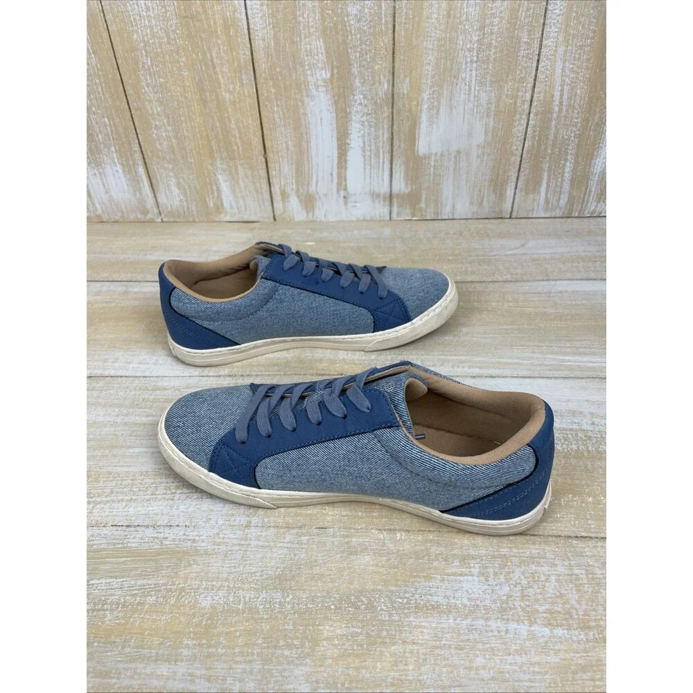Easy Spirit Lorna Women's Size 9M Blue Denim Twill-Sneakers Low-Top Lace